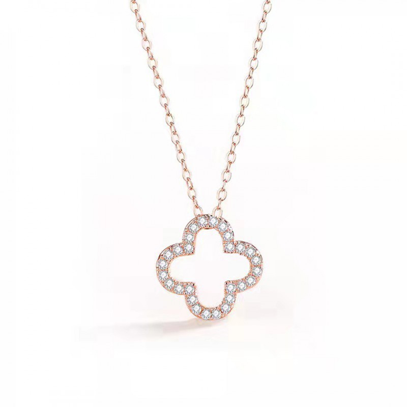 Simple Four-leaf Clover Necklace 
